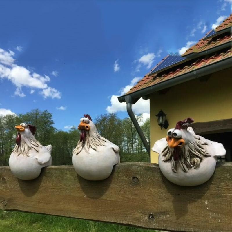 BowLift | Big Eye Hen Resin Handicraft