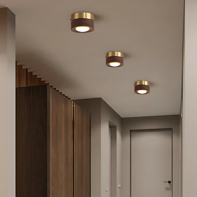 BowLift | UniqueGlow | Nordic wood ceiling light