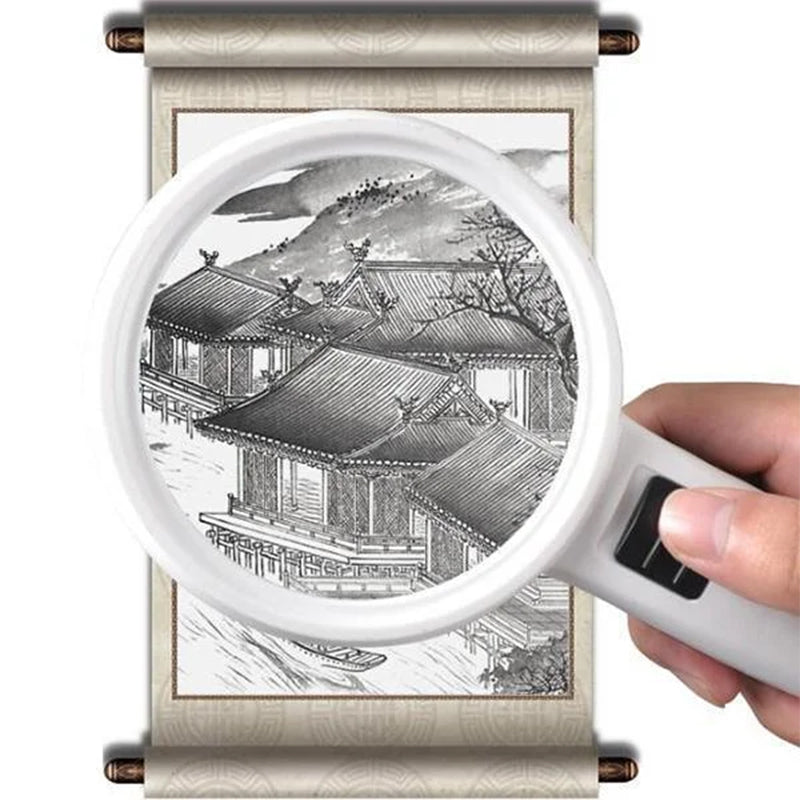 BowLift | 30x optical magnifying glass with LED light