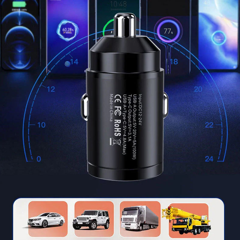 BowLift | Multi Compatible Fast Charging Car Charger