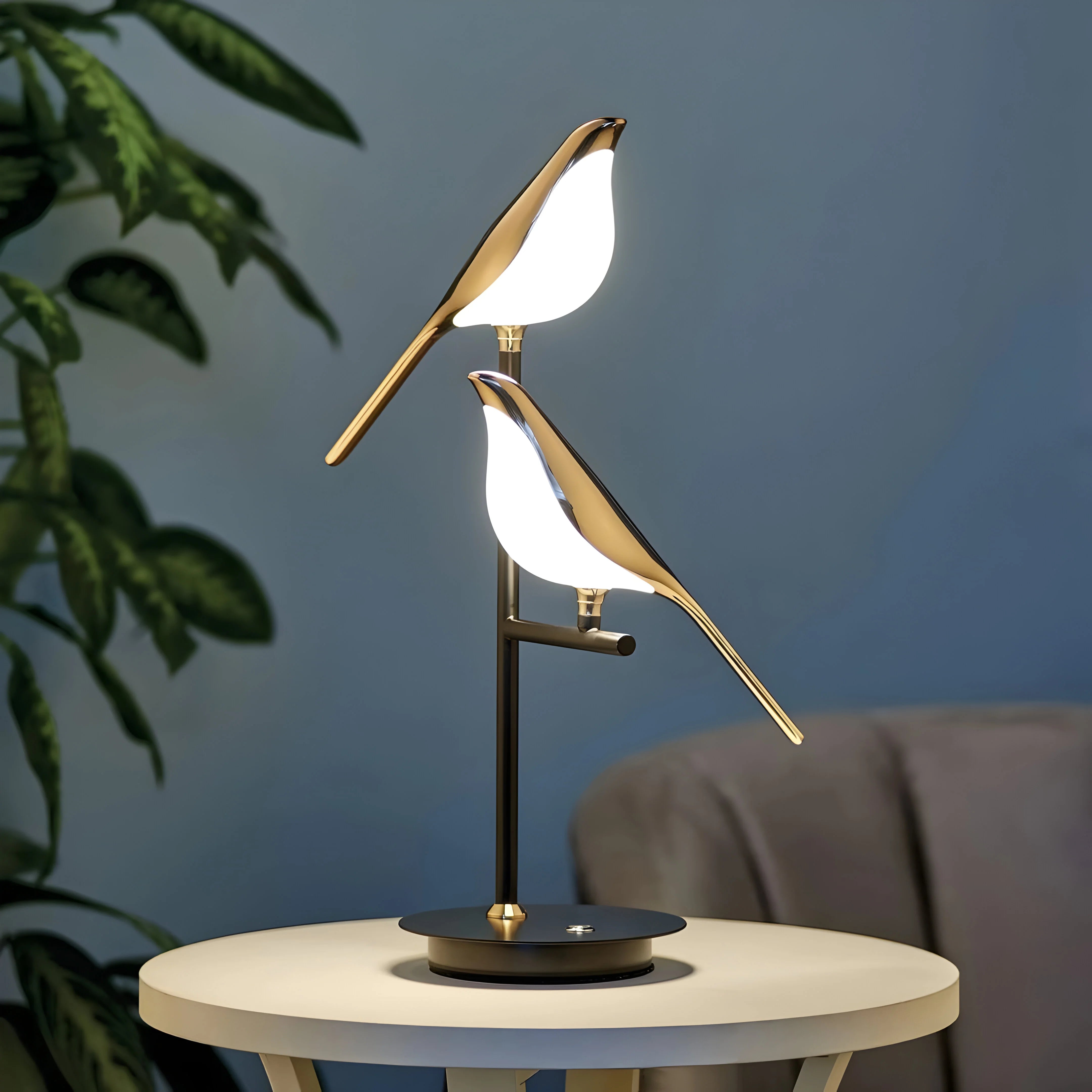 AuriLux - Golden Bird LED Table Lamp