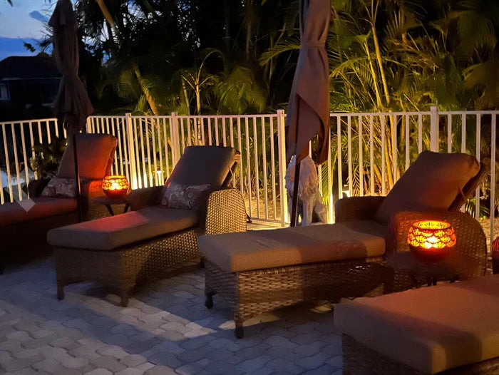 BowLift | Flower Pattern Candle Lamp – Decorative LED Table Lamp for Stylish Lighting