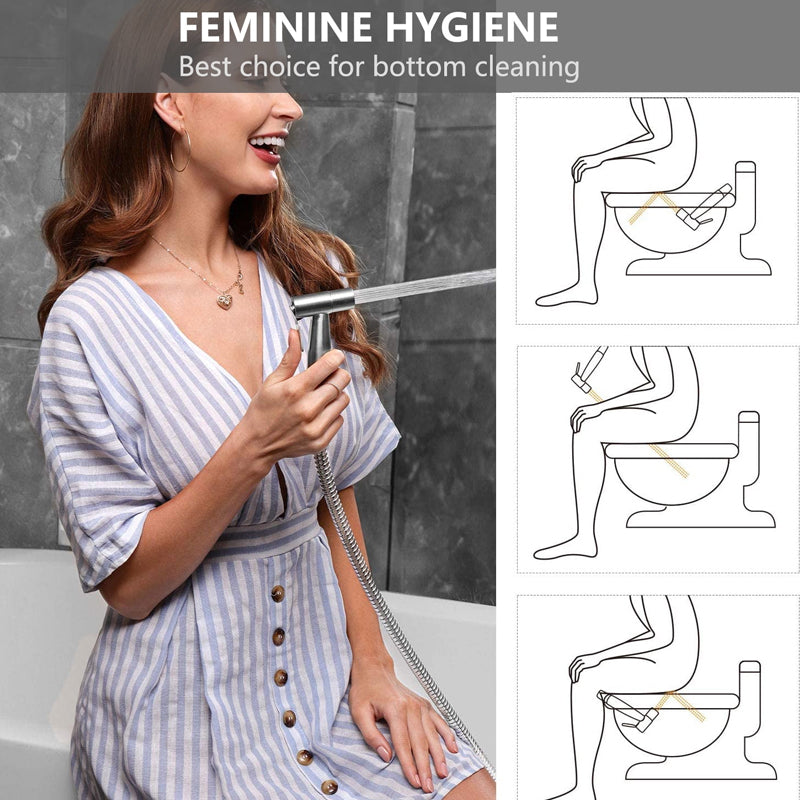 BowLift | 304 stainless steel toilet spray gun set