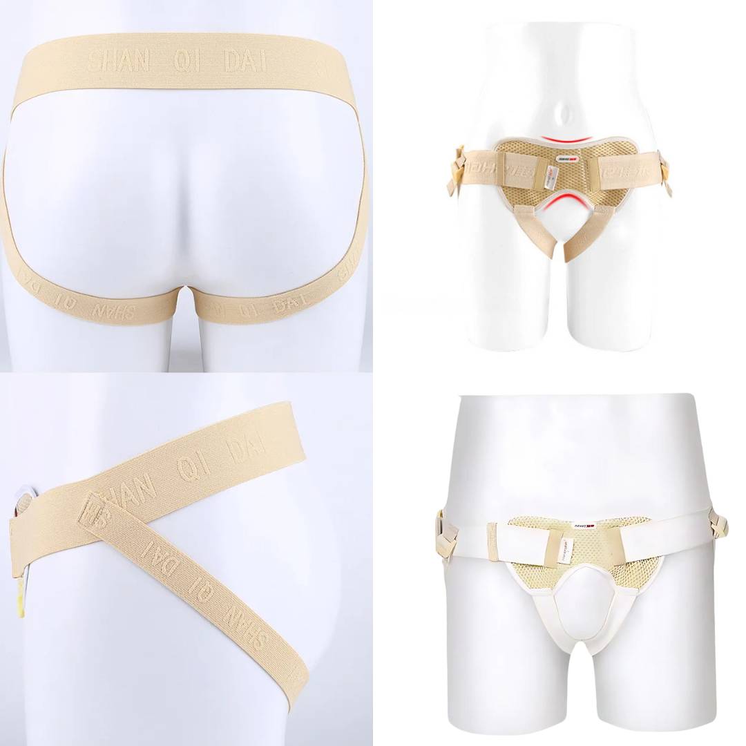 BowLift | Adjustable Inguinal Hernia Support Belt for Men | Comfortable Breathable Hernia Brace to Improve Mobility