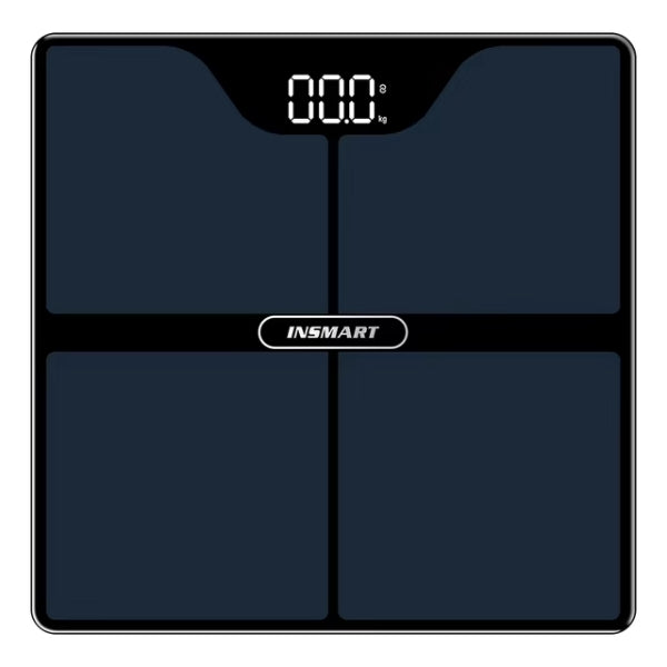 BowLift | Premium Black Digital Bathroom Scale - Advanced Body Measurement & Weight Tracking