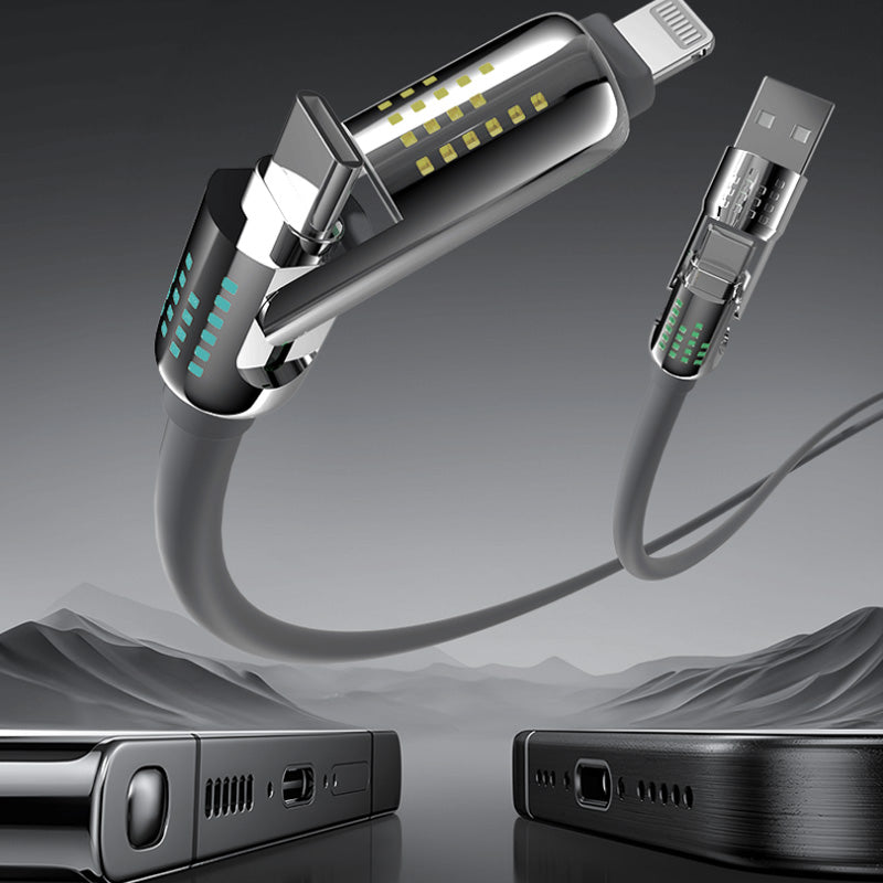 BowLift | 240W 4-in-1 USB-C Fast Charging Cable