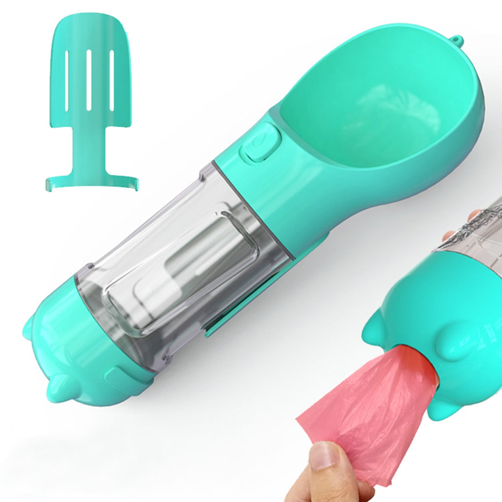 Portable 300ml Pet Water Bottle with Travel Bag