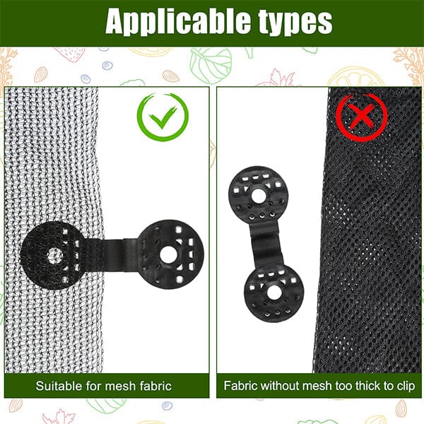 BowLift | Shadow fabric plastic clips