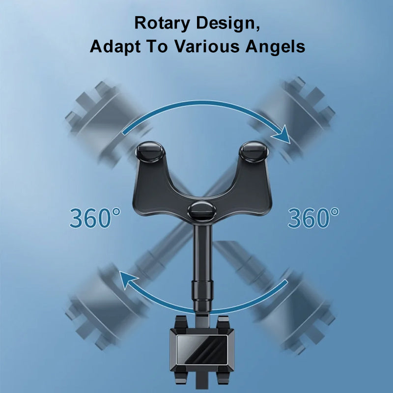 BowLift | Multifunctional 360 Rotatable Car Rearview Mirror Phone Holder