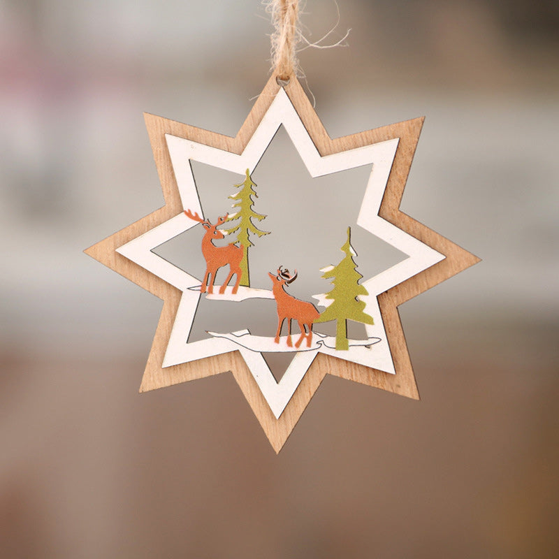 BowLift | Christmas Wooden Pendant