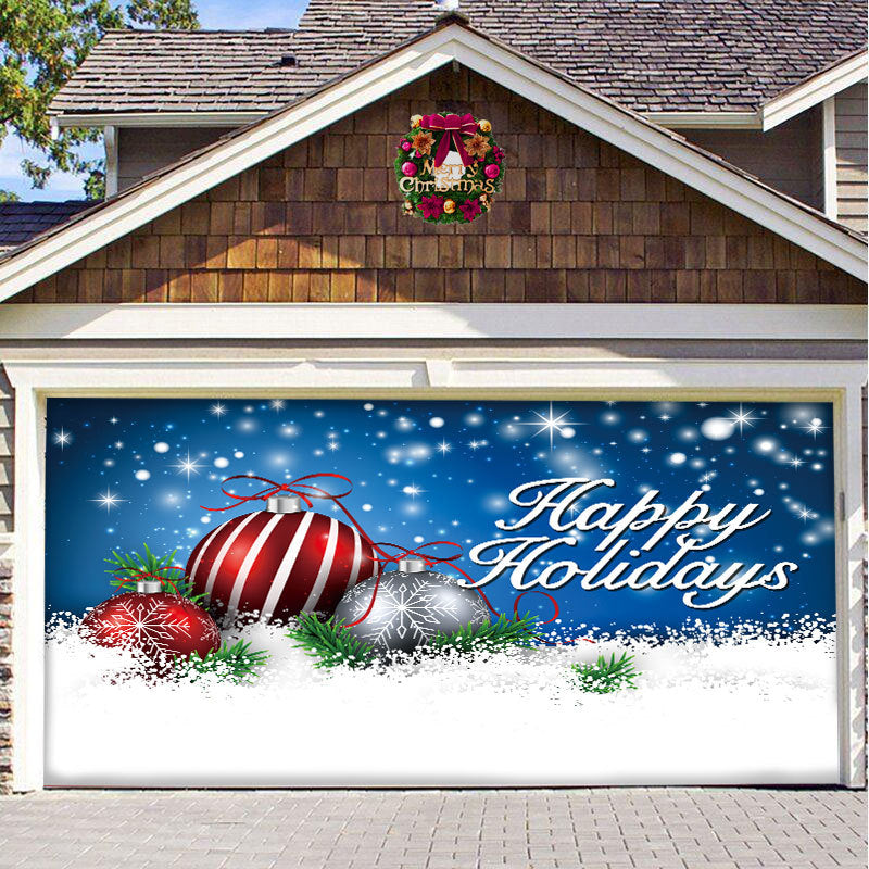 BowLift | Snow Garage Door Banner Ornament