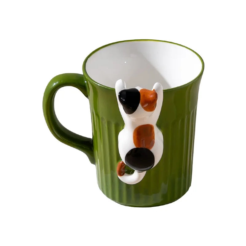 BowLift | Cute Climbing Cat Ceramic Mug