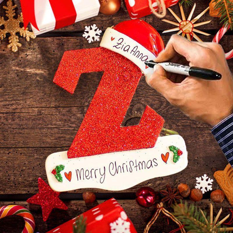 BowLift | Personalized Christmas 24 Letters Ornaments