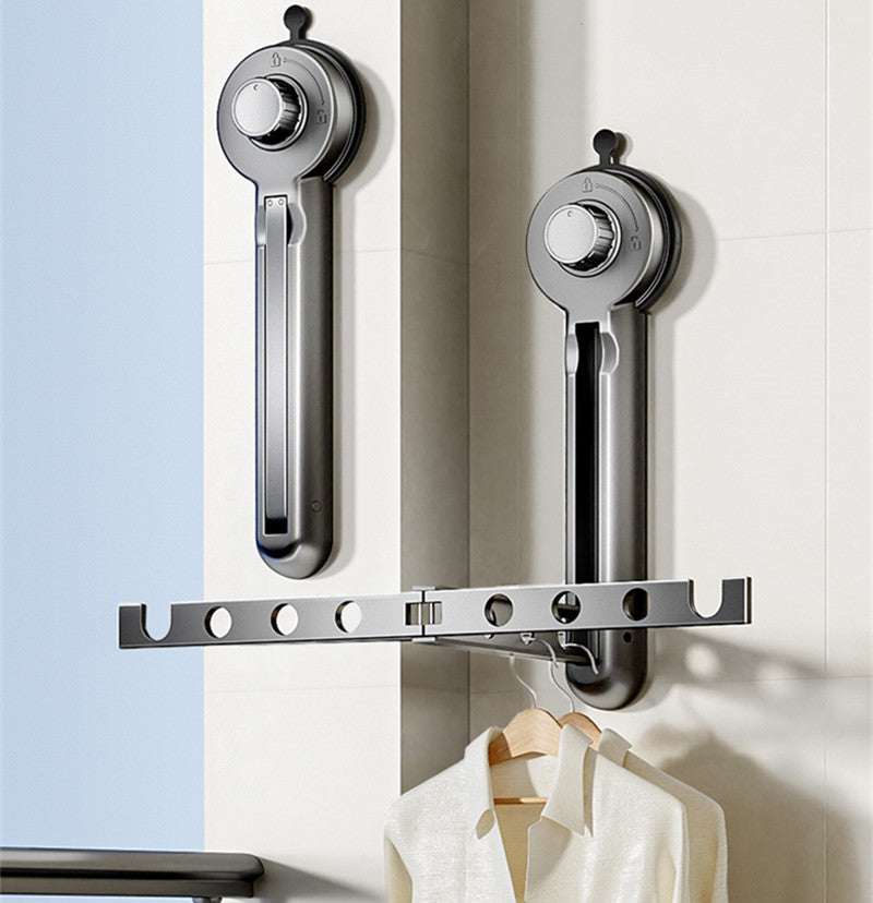 BowLift | Foldable Suction Cup Clothes Drying Rack for Windows