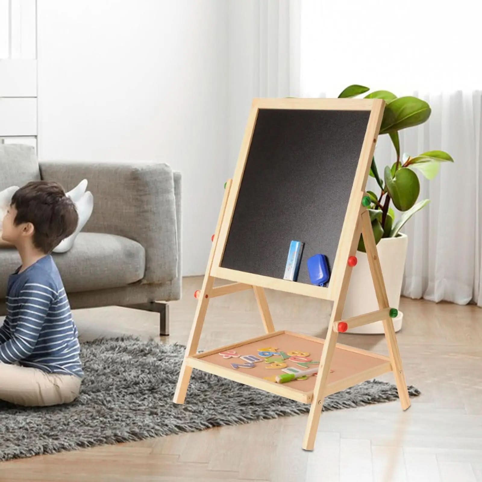 BowLift | Creative children's easel with blackboard & whiteboard