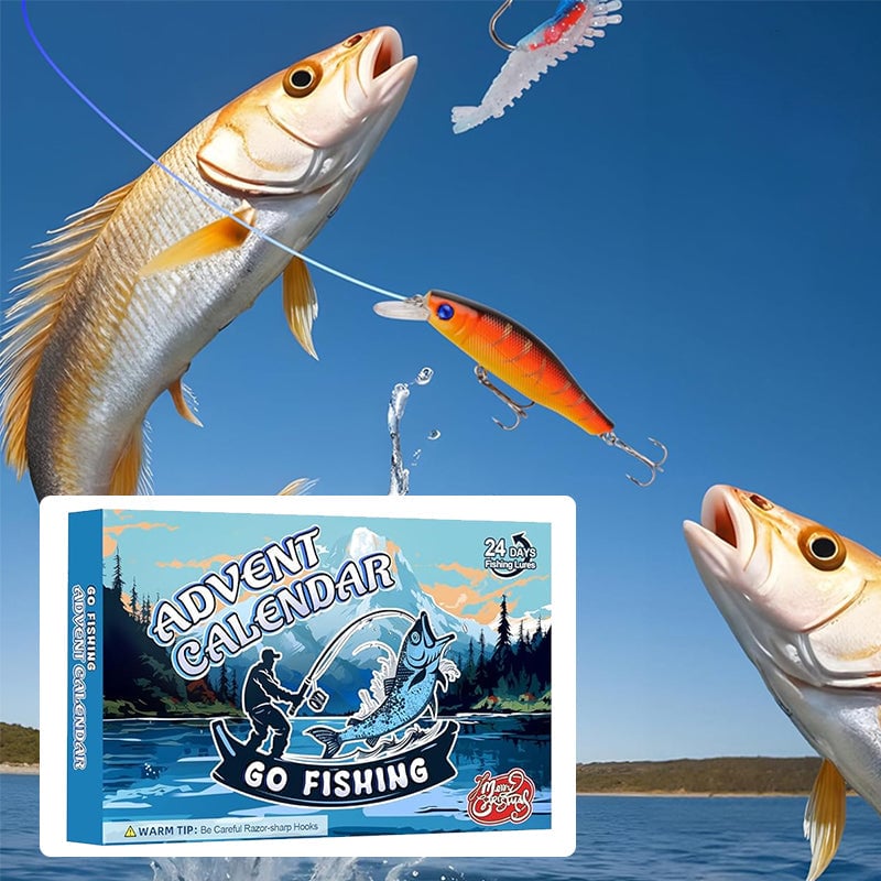 BowLift | 24 Days Christmas Countdown Fish Tackle Set