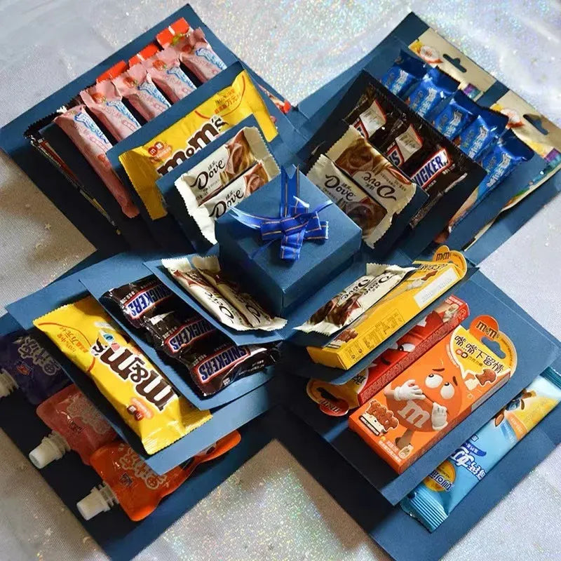 BowLift | DIY Exploding Gift Box | 5-Layer Nesting Design | Customizable Surprise Box for Special Occasions