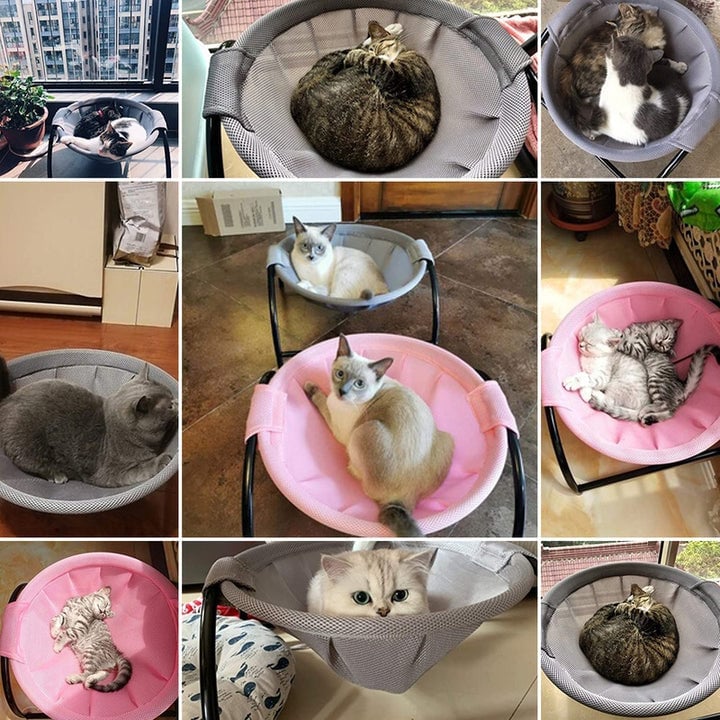 BowLift | Floor Cat Hammock-With Stand