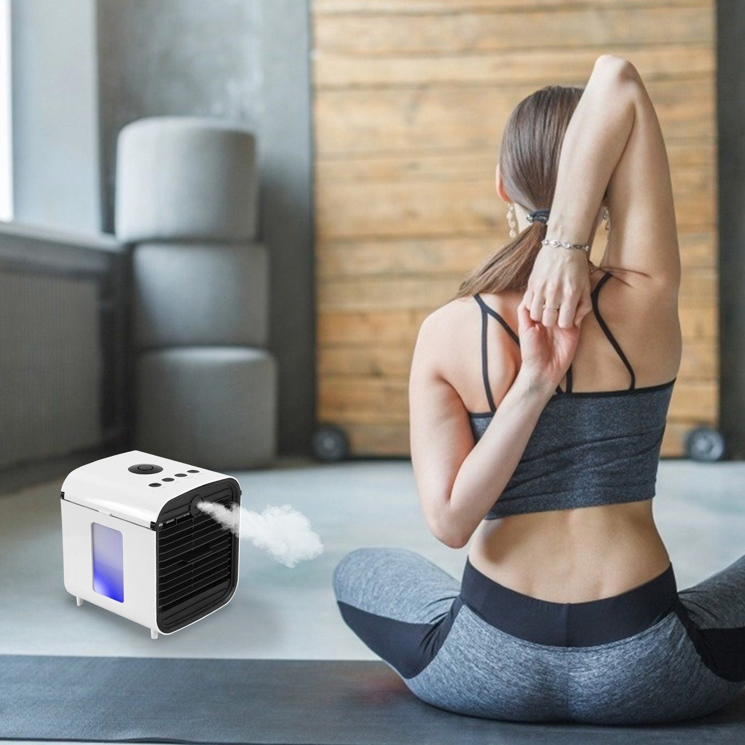 BowLift | 7-Colors Switchable Portable Mini Air Conditioner Cooler Fan