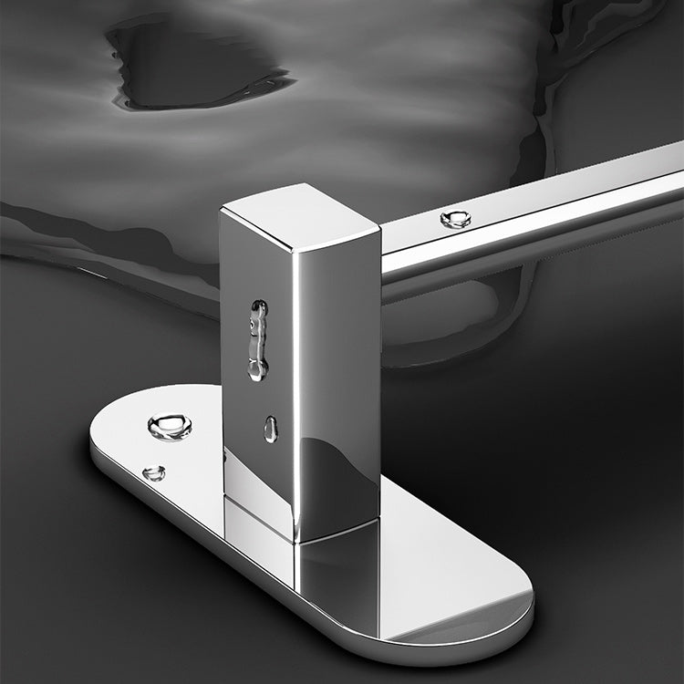 BowLift | 2-Piece Stainless Steel Slip Resistant Modern Chrome Bathroom Hardware Set