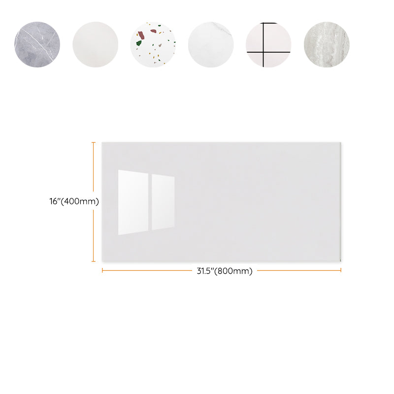 BowLift | Plastic Wallpaper Contemporary Field Tile Peel and Stick Backsplash