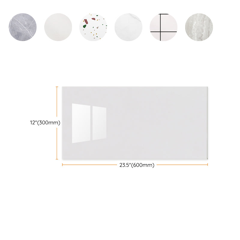 BowLift | Plastic Wallpaper Contemporary Field Tile Peel and Stick Backsplash