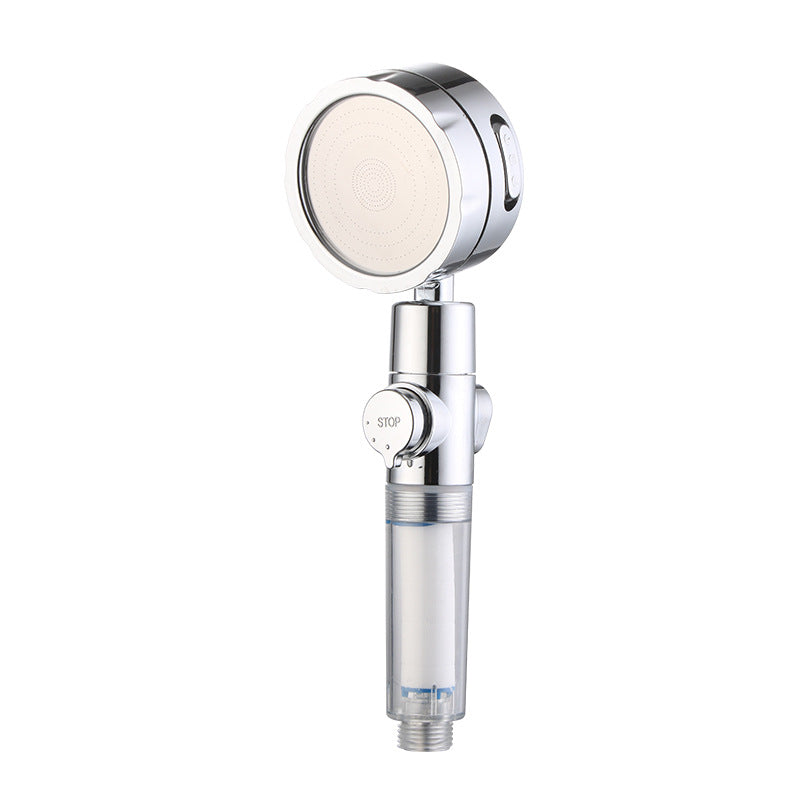 BowLift | Modern Handheld Showerhead 3 Spray Round Metal Shower Heads
