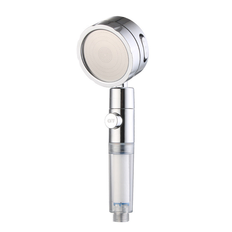 BowLift | Modern Handheld Showerhead 3 Spray Round Metal Shower Heads