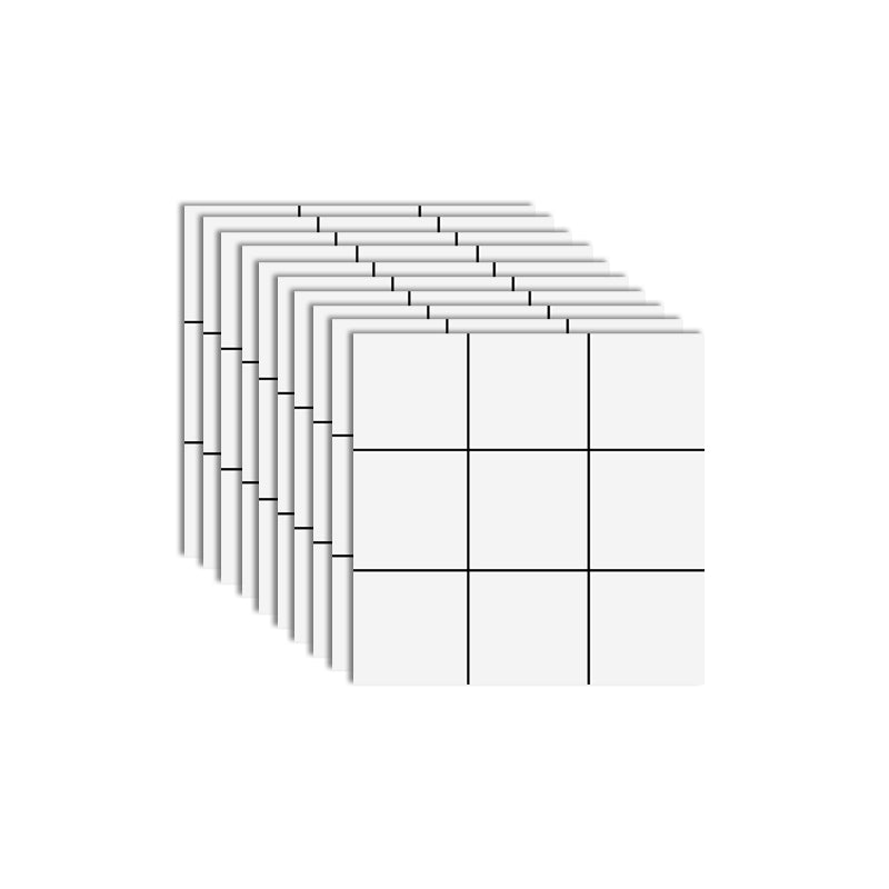 BowLift | Plastic Square Peel & Stick Tile Mesh Mosaic Tiles for Backsplash