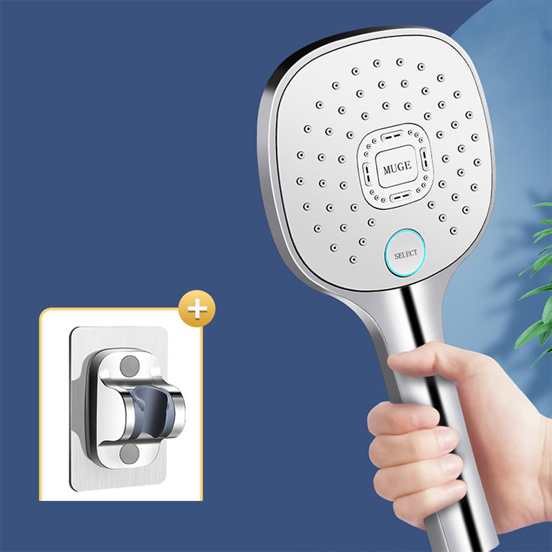 BowLift | Contemporary Handheld Supercharged Shower Head Square Metal Spray Head