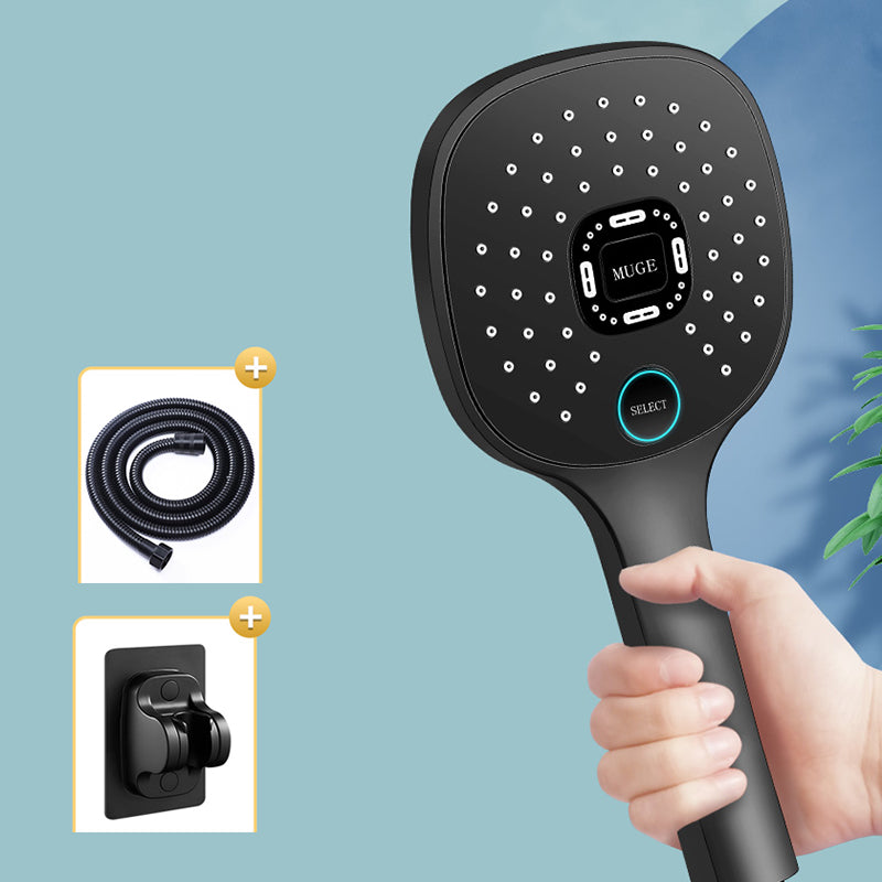 BowLift | Contemporary Handheld Supercharged Shower Head Square Metal Spray Head