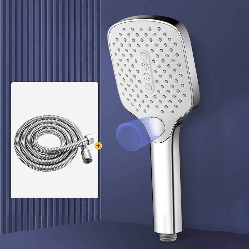BowLift | Contemporary Fixed Head Square Supercharged Showerhead Combo