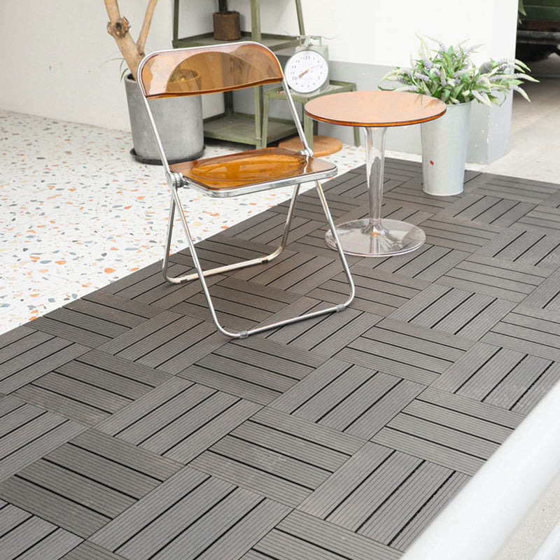 BowLift | Striped pattern terrace tiles interlocking tiles kit outdoor patio