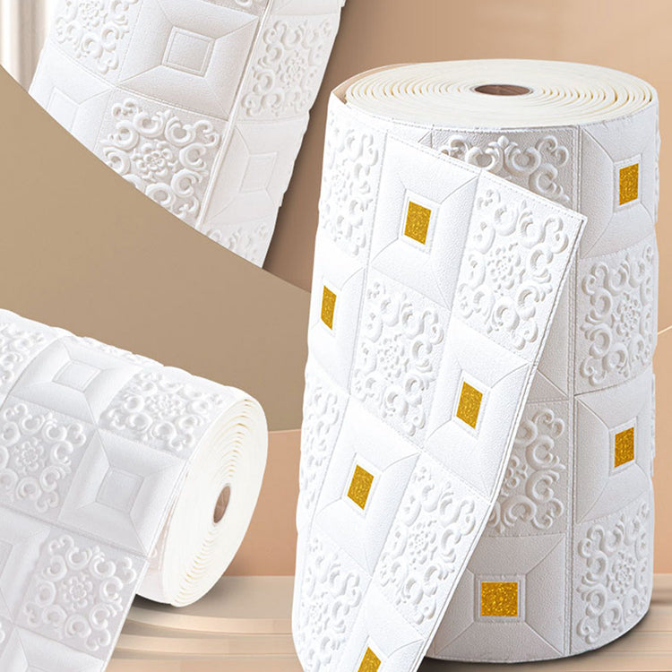 BowLift | Dreamy Style Pearl Wall Paneling PVC Wall Access Panel Peel and Stick Wall Tile