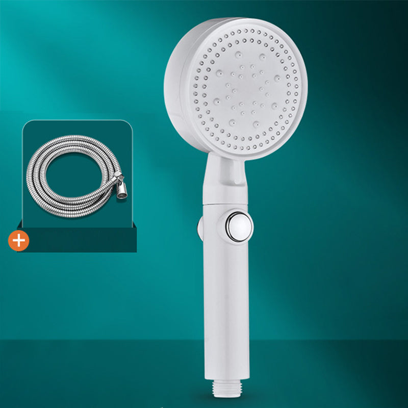 BowLift | 5 Sprays Shower Head Round Wall Mounted Plastic Wall Connector Holder Handheld Shower Head