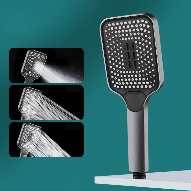 BowLift | Contemporary Handheld Supercharged Showerhead Square 3 Settings Spray Head