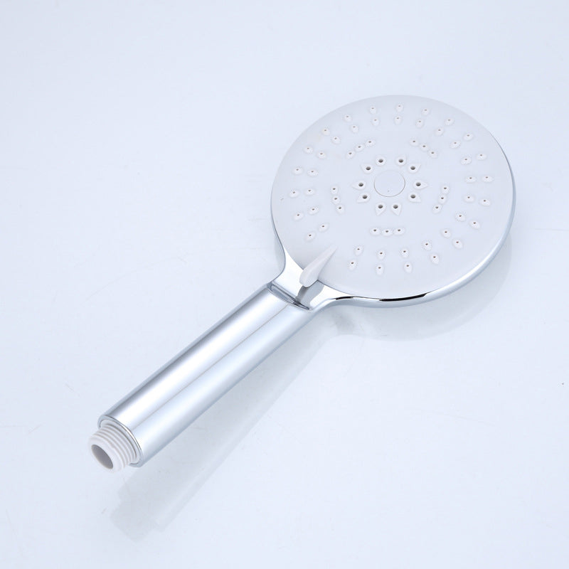 BowLift | Silver Shower Head Combo Metal Modern 5 Spray Patterns Shower Heads