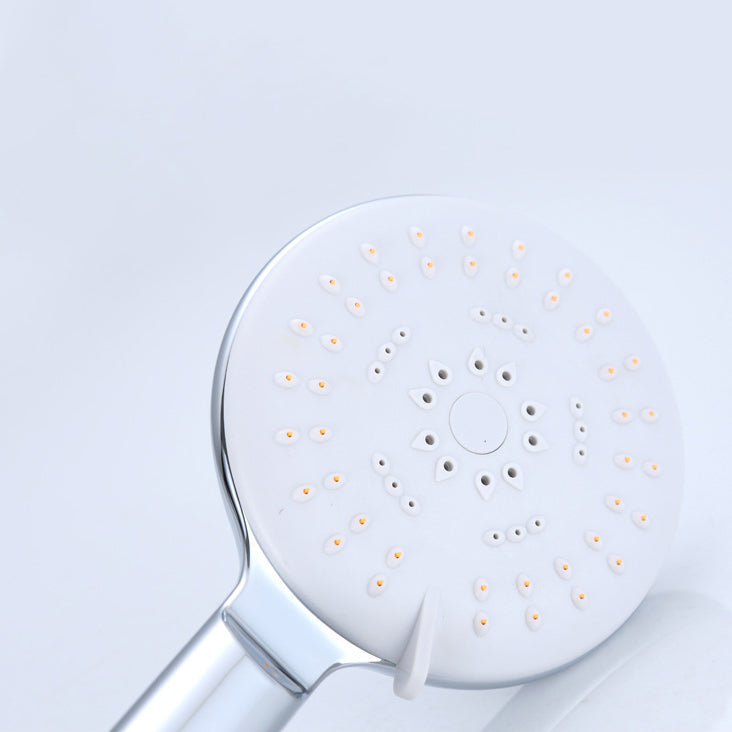 BowLift | Silver Shower Head Combo Metal Modern 5 Spray Patterns Shower Heads
