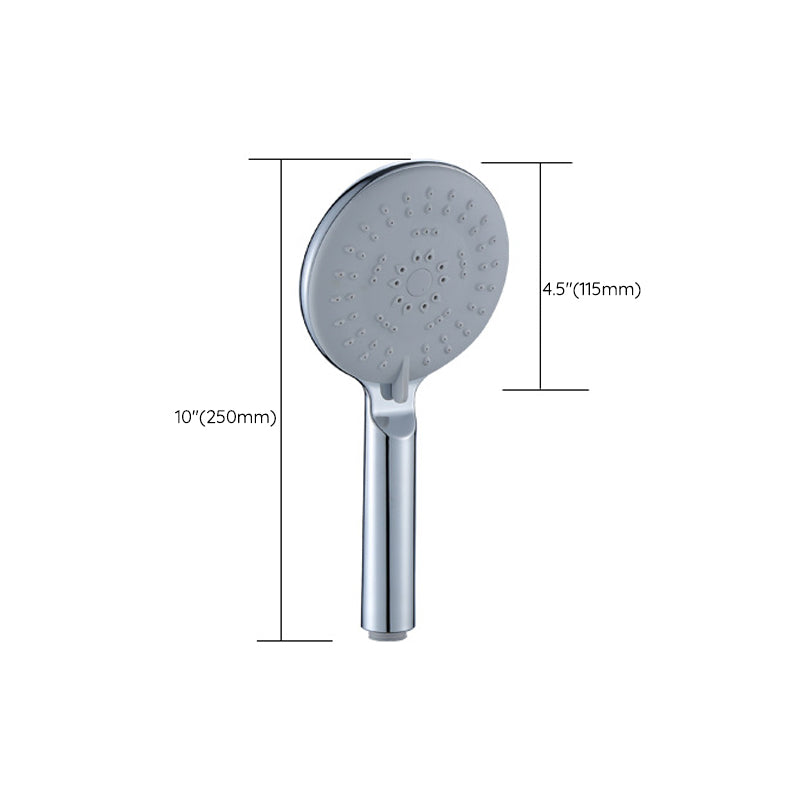 BowLift | Silver Shower Head Combo Metal Modern 5 Spray Patterns Shower Heads