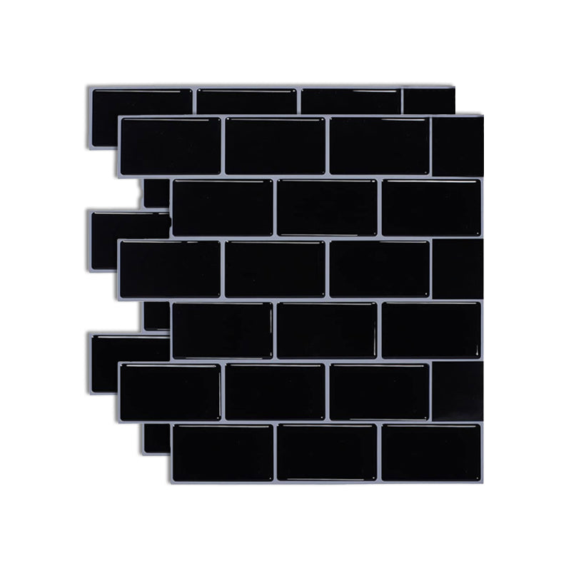 BowLift | Plastic Peel & Stick Subway Tile Square Peel and Stick Back Wall Tile