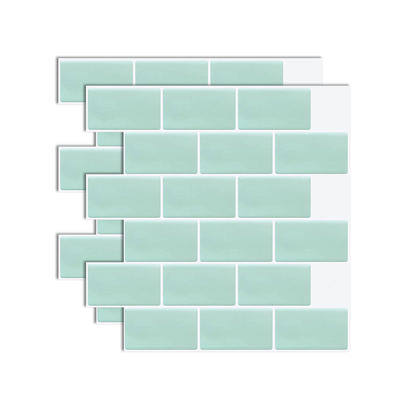 BowLift | Plastic Peel & Stick Subway Tile Square Peel and Stick Back Wall Tile