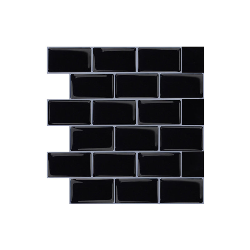 BowLift | Plastic Peel & Stick Subway Tile Square Peel and Stick Back Wall Tile