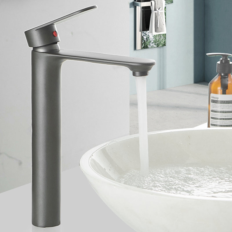 BowLift | Bathroom Sink Faucet Lever Handle Brass Monochrome Bathroom Faucet