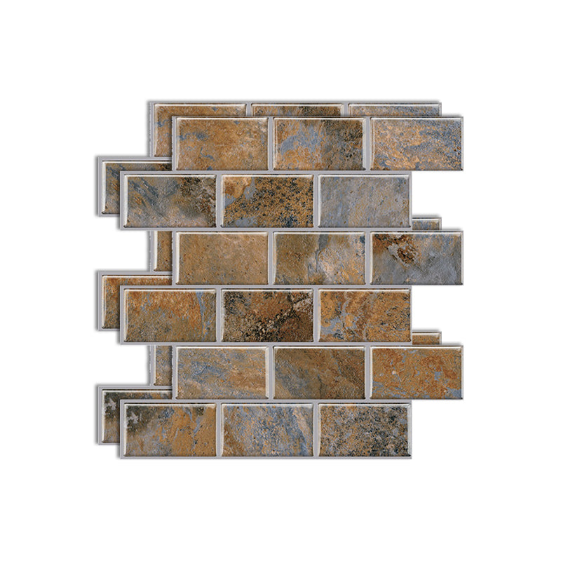 BowLift | Matte Square Peel & Stick Tile Stone Composite Subway Tile for Kitchen Backsplash