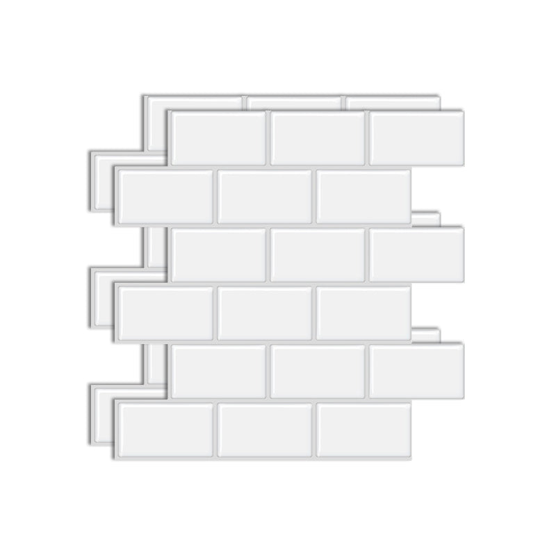 BowLift | Matte Square Peel & Stick Tile Stone Composite Subway Tile for Kitchen Backsplash