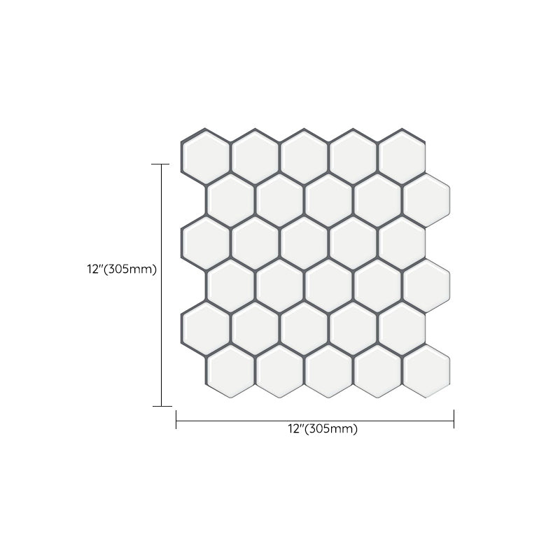 BowLift | Matte Square Peel & Stick Tile Stone Composite Subway Tile for Kitchen Backsplash