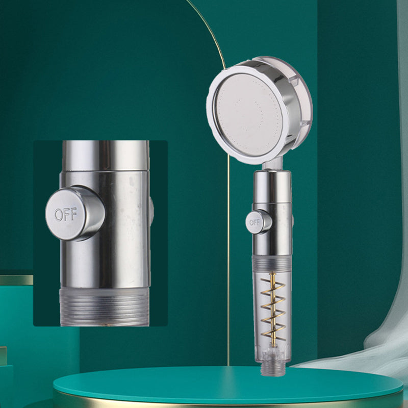 BowLift | Plastic Shower Head Round Handheld Shower Head with Adjustable Water Flow