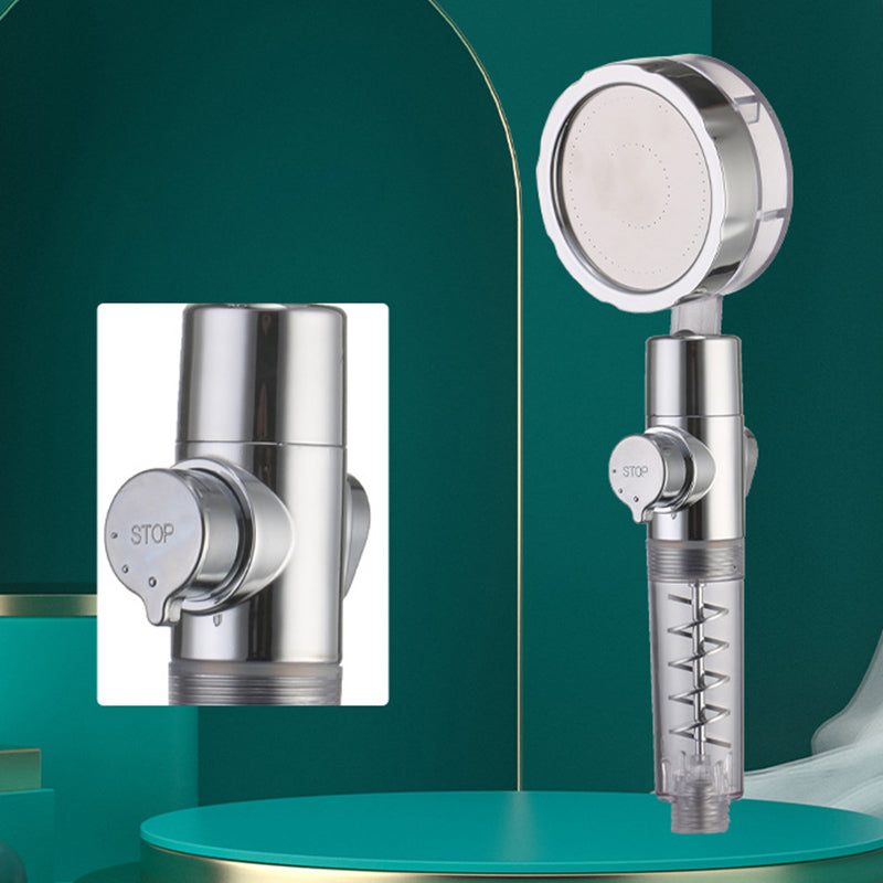 BowLift | Plastic Shower Head Round Handheld Shower Head with Adjustable Water Flow