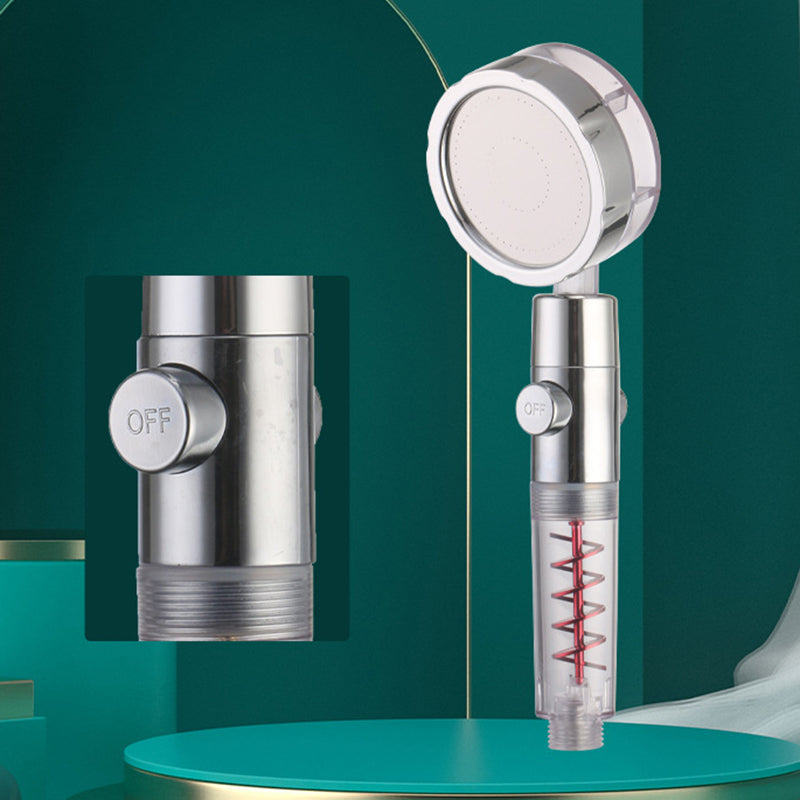 BowLift | Plastic Shower Head Round Handheld Shower Head with Adjustable Water Flow