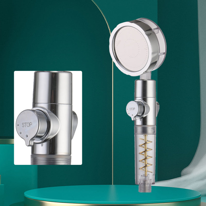 BowLift | Plastic Shower Head Round Handheld Shower Head with Adjustable Water Flow